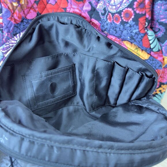Vera Bradley Campus Backpack Floral Fiesta Laptop Multiple Compartments Logo Zip - Picture 11 of 11